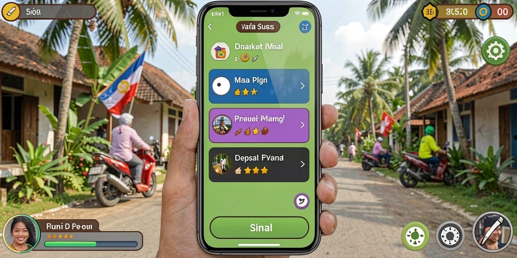 Screenshot fitur komunitas dengan forum aktif pemain.