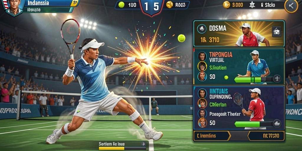 Salah satu level menantang dengan rintangan yang seru.