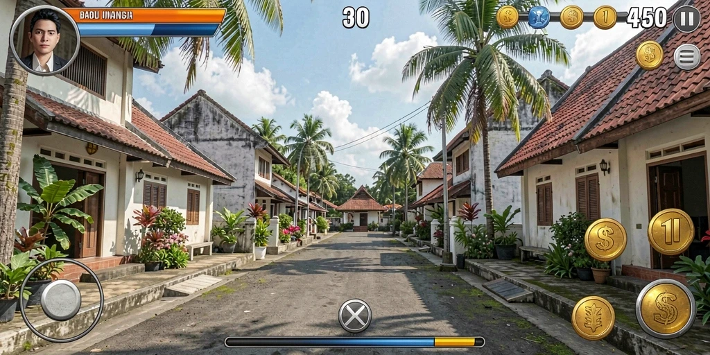 Screenshot menunjukkan fitur multiplayer yang mendebarkan.