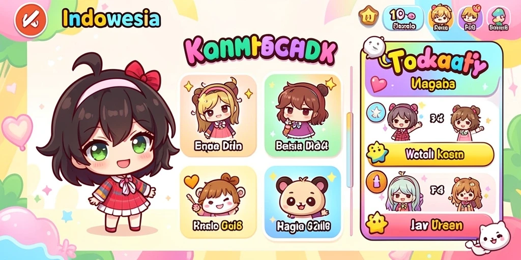 Momen seru saat bermain dengan teman.
