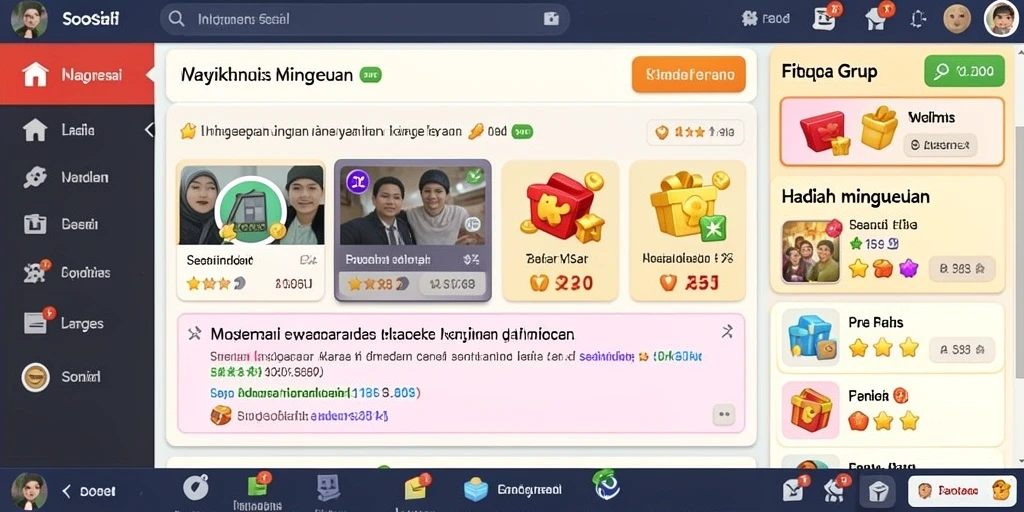 Fitur bonus yang mencolok dan menguntungkan di aplikasi.