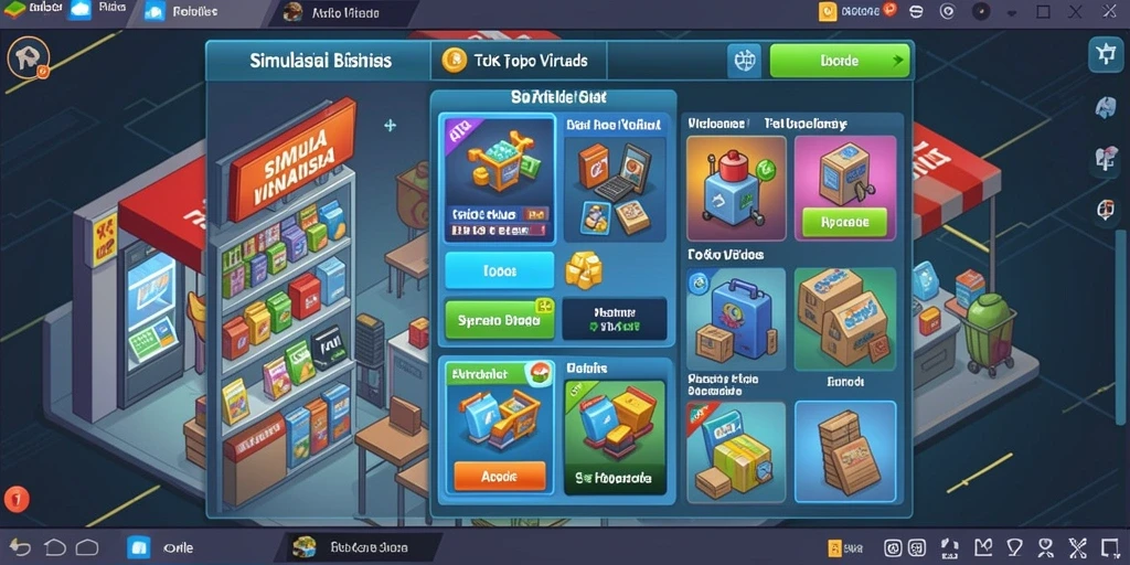 Screenshot memperlihatkan fitur kustomisasi karakter yang menarik.